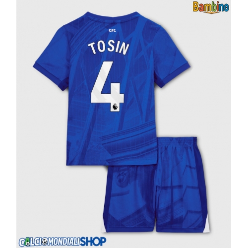 Maglie da calcio Chelsea Tosin Adarabioyo #4 Prima Maglia Bambino 2025-26 Manica Corta + Pantaloni corti)